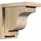 Ekena Millwork Newport Rough Sawn Corbel w/Backplate, Douglas Fir, 6"W x 10"D x 10"H COR06X10X10NEW01RDF - alternate 1
